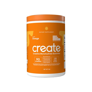 Creatine Monohydrate Gummies for Men & Women β Non-GMO β 1.5g of Creatine per Gummy β Orange Flavor β 90 Count