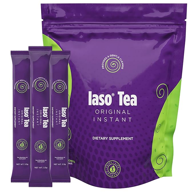 Iaso Instant Tea (Original) - Convenient Cleansing Tea for a Balanced Lifestyle, Gentle & Refreshing, 25 Sachets per Pack