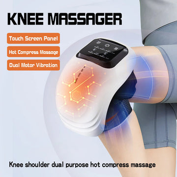 Smart Knee Massager Air Pressure Vibration Heating Infrared Knee Pain Relief Massager Elbow Shoulder Massage